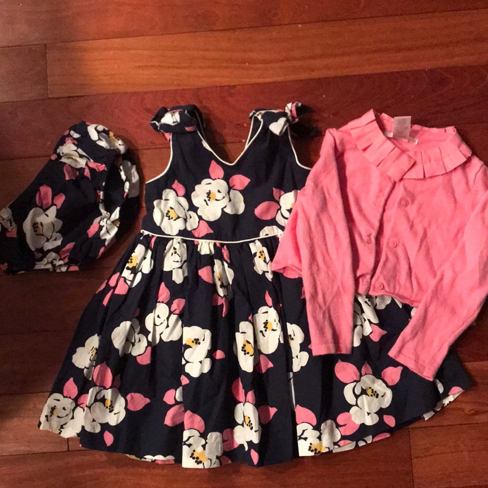 COPY - Janie and Jack Dress with Bloomers and Sweater